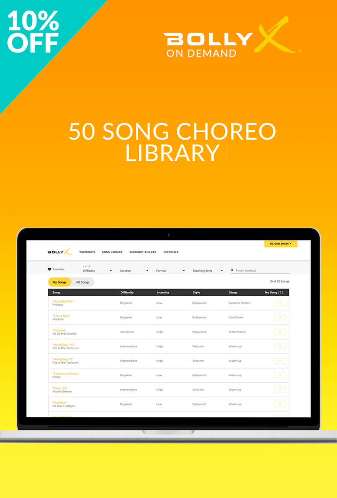 Three Months of BollyX On Demand - At Home Workouts