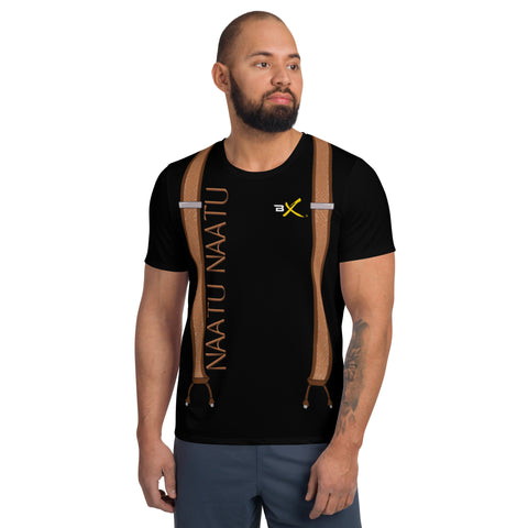 "Naatu Naatu" BollyX Suspender's Athletic T-shirt