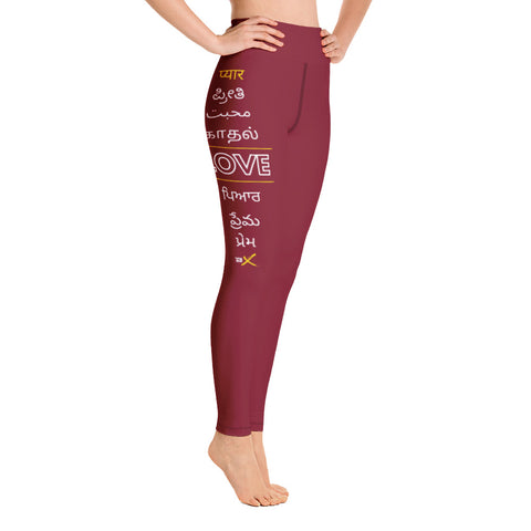 LOVE Languages of India Leggings